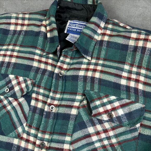 Northwest Winter Weight Quilted Polyester Lined Flannel - Picture 2 of 4